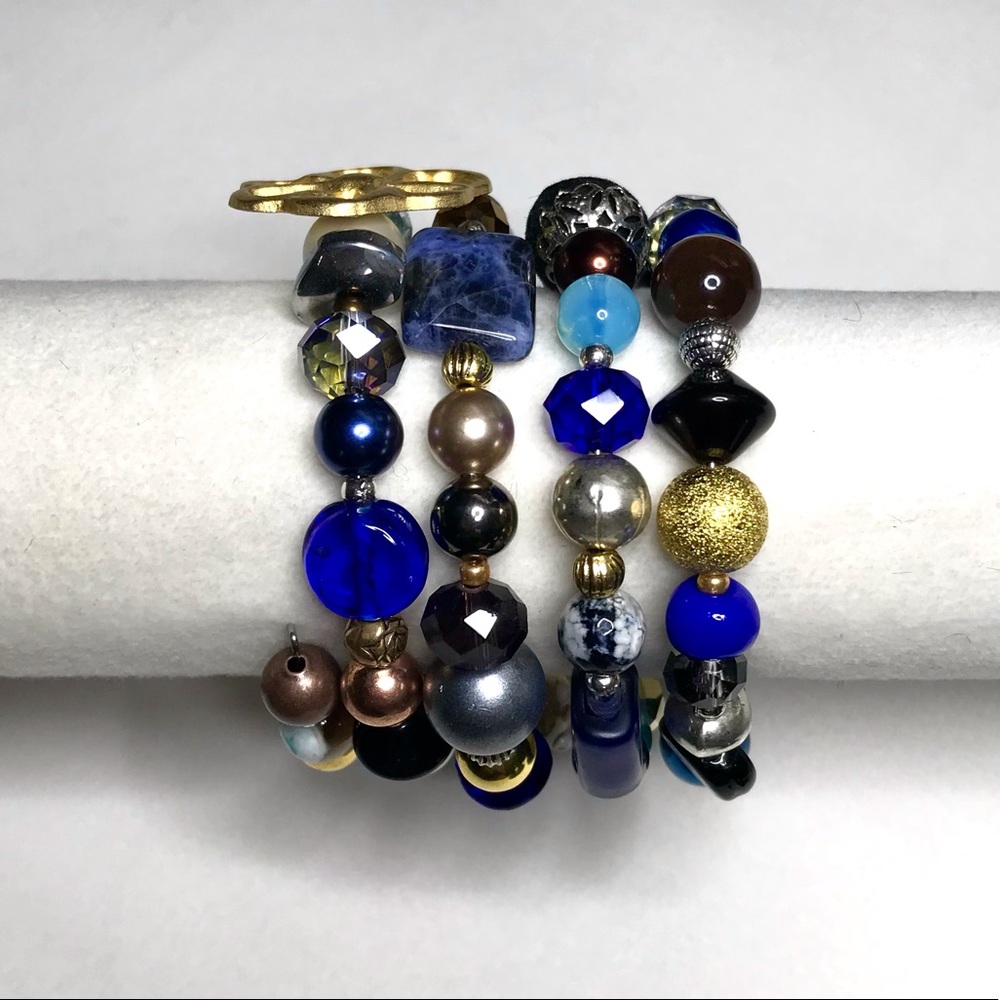Handmade Bracelet with Vintage and Modern Elements (NB64-2H) New Without Tags - Picture 3 of 8